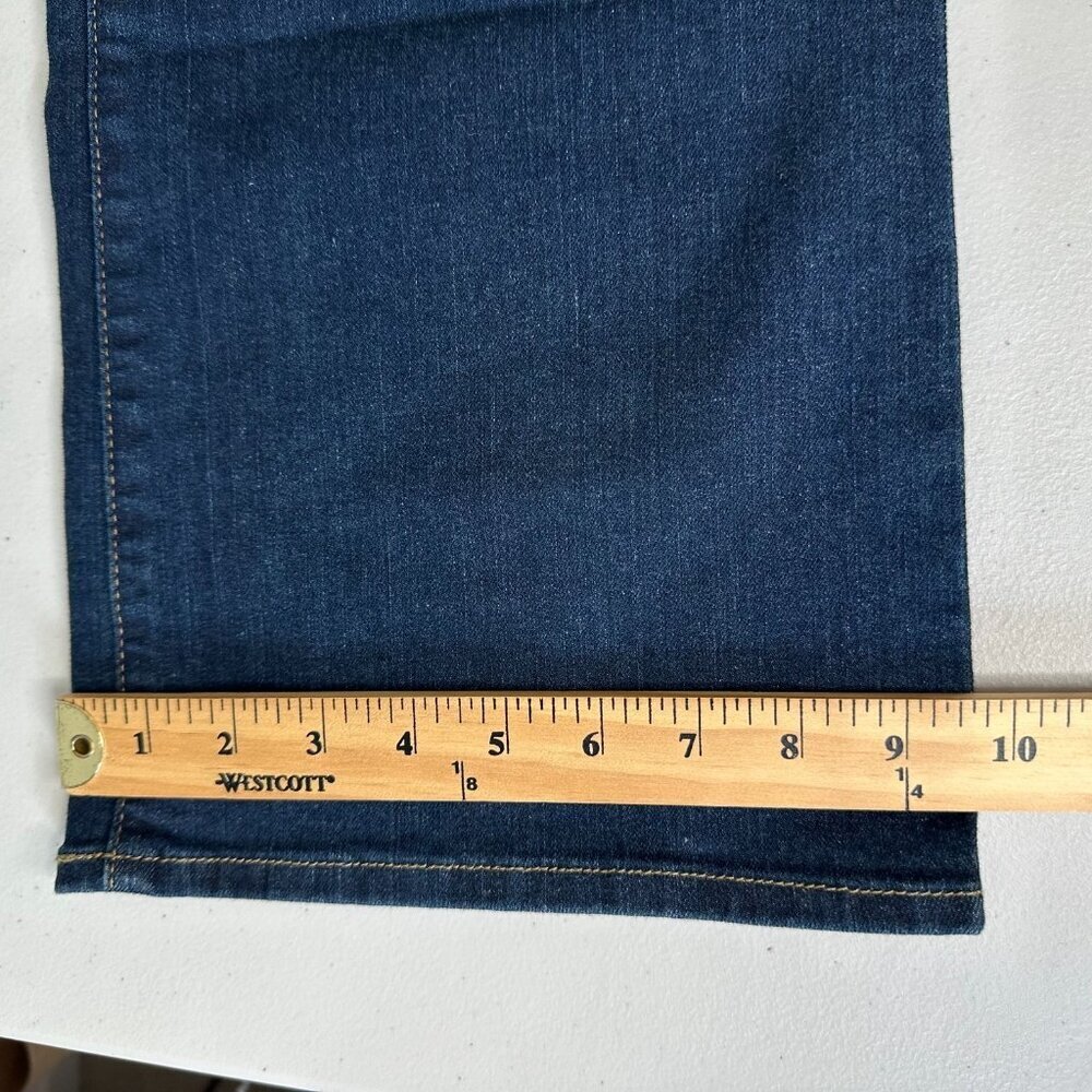 Eddie Bauer Slightly Curvy Mid Rise Bootcut Jeans Size 20 Stretch - Picture 10 of 11
